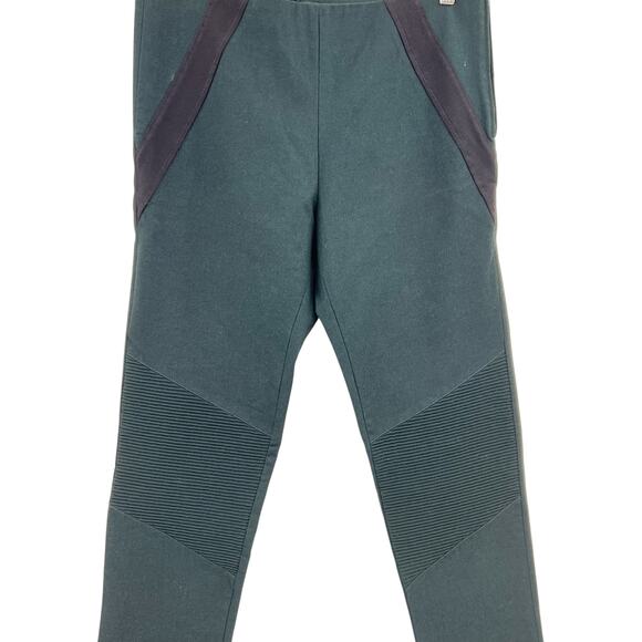 Joseph New Spark Gabardine Stretch Pants Legging Dark Green‎ Size 42 US 10 - Picture 3 of 12
